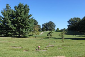 Hope garden landscape view.